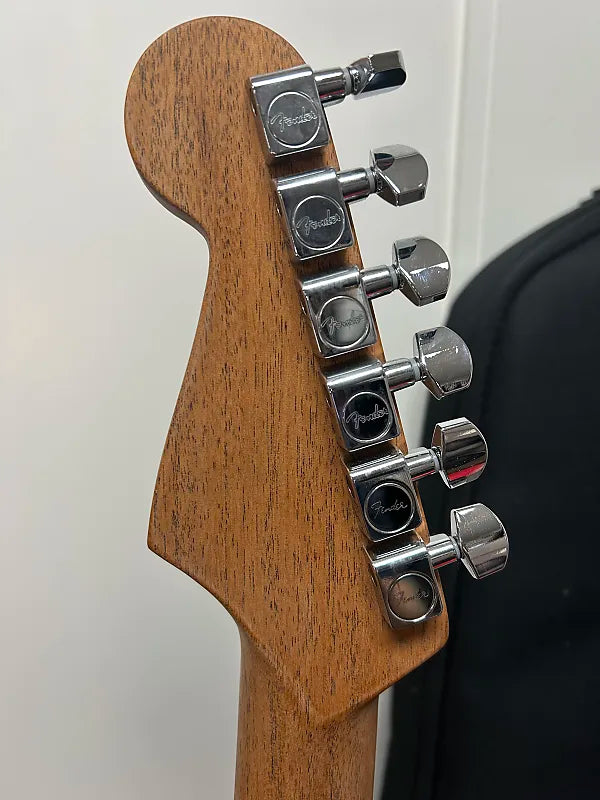 Fender American Acoustasonic Jazzmaster Acoustic Electric Guitar All-Mahogany - Natural