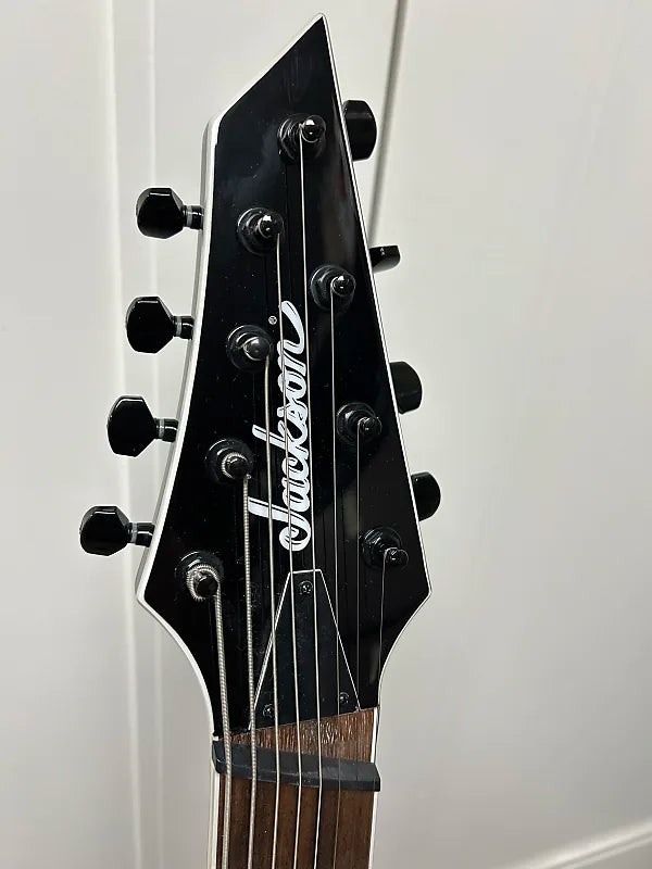 Jackson X Series SLAT8 MS Soloist Archtop 8 String Electric Multi Scale Guitar - Gloss Black