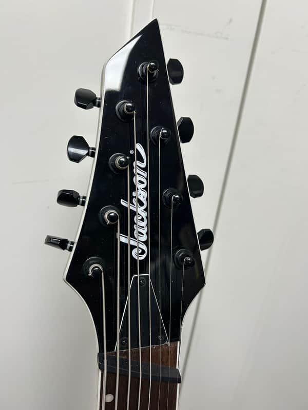 Jackson X Series SLAT8 MS Soloist Archtop 8 String Electric Multi Scale Guitar - Gloss Black
