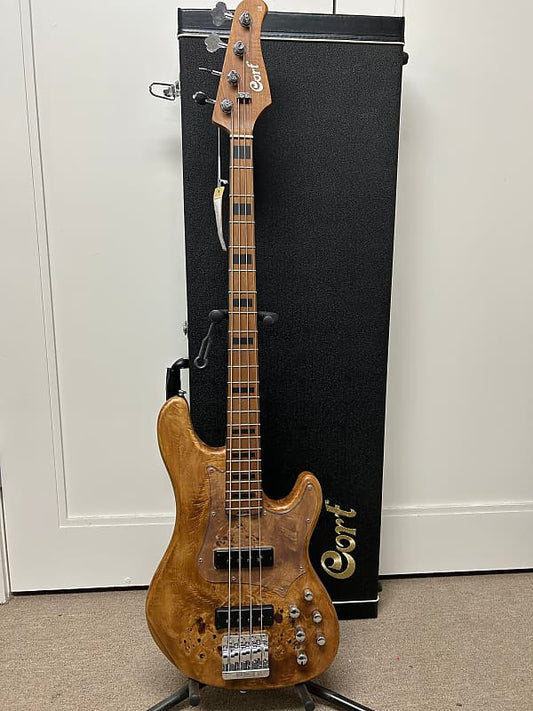 Cort GB-Modern 4 Bass Guitar - Open Pore Vintage Natural