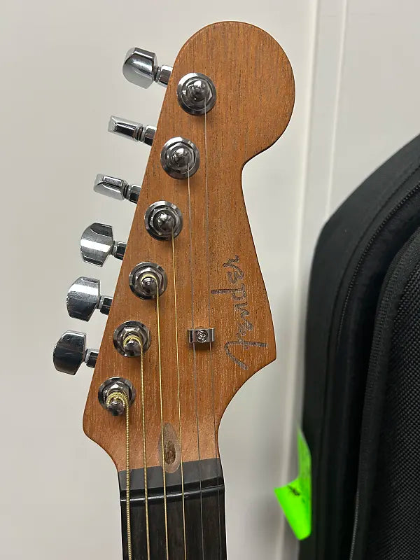 Fender American Acoustasonic Jazzmaster Acoustic Electric Guitar- Tobacco Sunburst