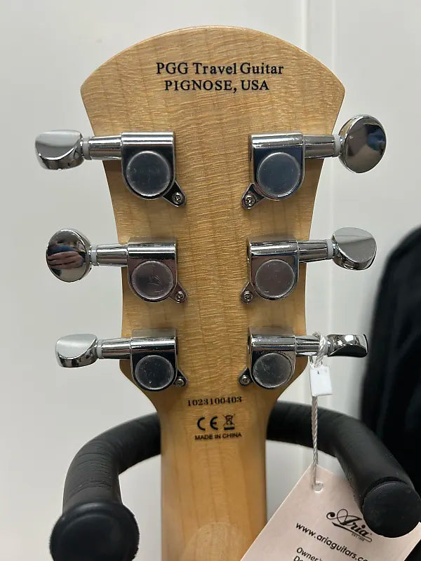 Pignose PGG-200 Mini Electric Travel Guitar - Brown Sunburst w/Gig Bag