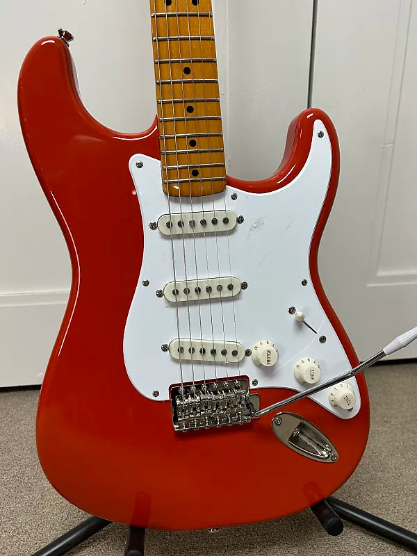 Squier Classic Vibe '50s Stratocaster Electric Guitar Fiesta Red