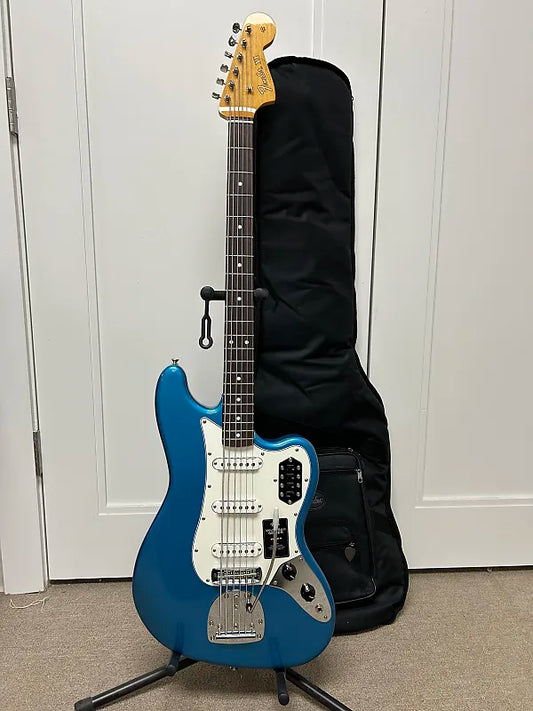 Fender Vintera II '60s Bass VI 6 String Bass Guitar with Rosewood Fretboard - Lake Placid Blue