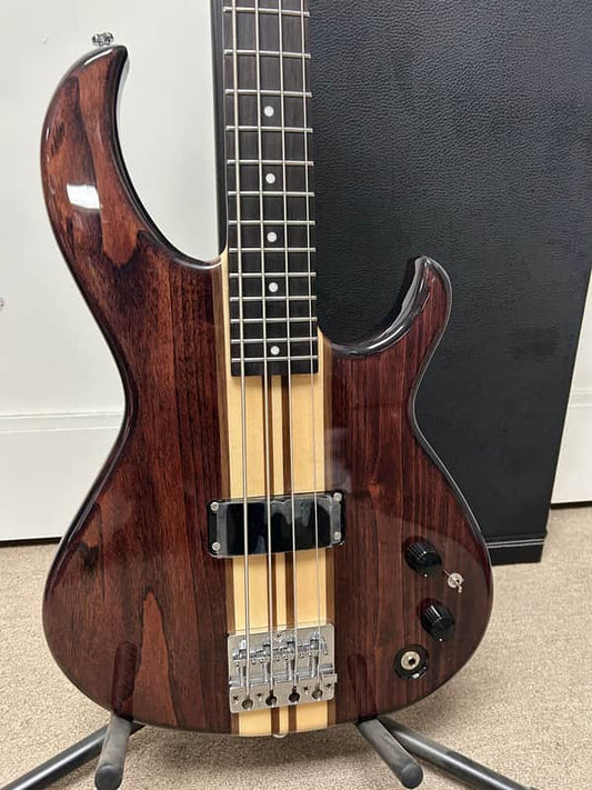 Aria Pro II SB-700 Four String Bass Guitar - Walnut w/Free Hard Case