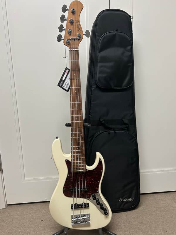 Sadowsky MetroExpress Vintage J/J 5 String Bass w/Morado Fingerboard - Olympic White