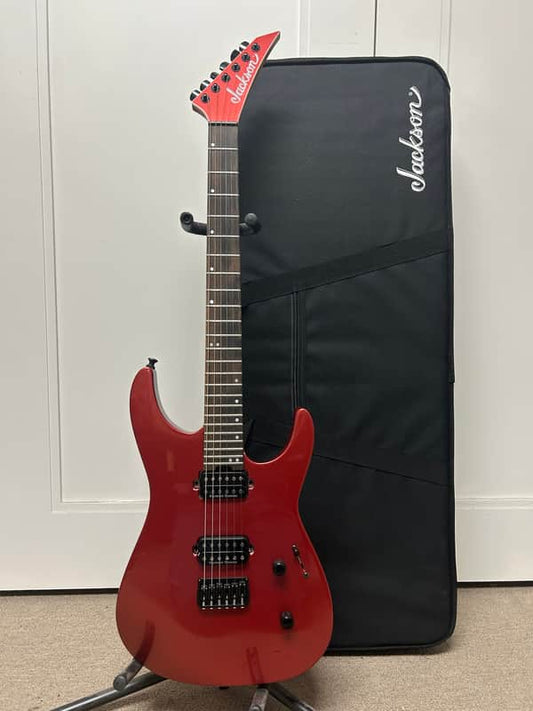 Jackson American Series Virtuoso HT with Streaked Ebony Fretboard - Red Crystal