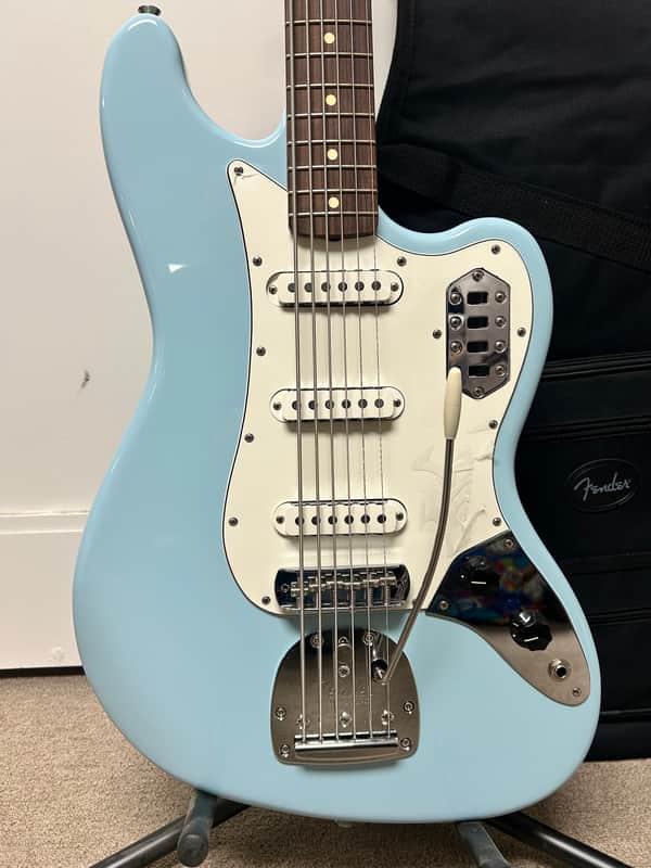 Fender Vintera II '60s Bass VI Six String Bass Guitar - Sonic Blue