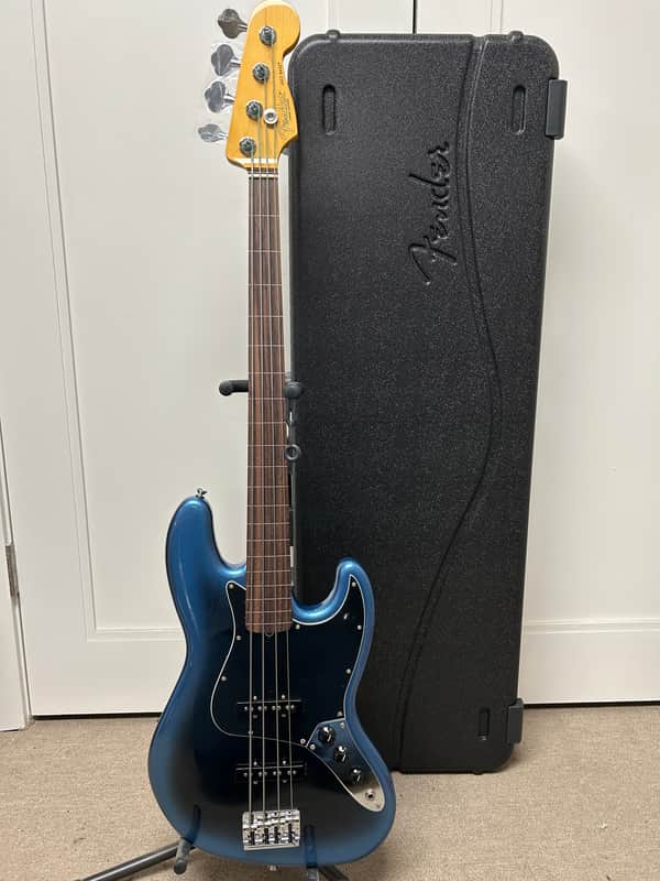 Fender American Professional II Jazz Bass Fretless - Dark Night