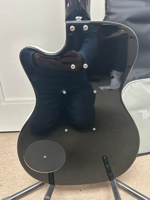 Danelectro '56 Single Cut Bass Guitar - Black - Brand New w/Free Gigbag