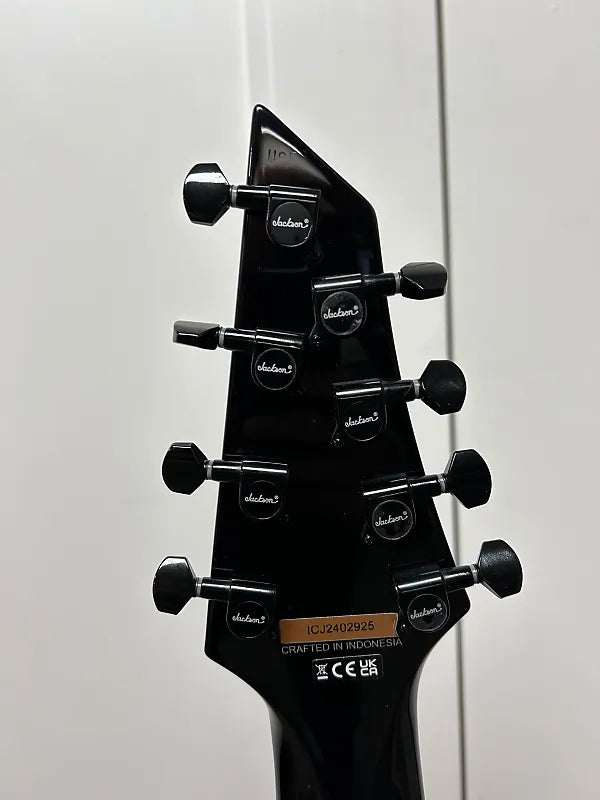 Jackson X Series SLAT8 MS Soloist Archtop 8 String Electric Multi Scale Guitar - Gloss Black
