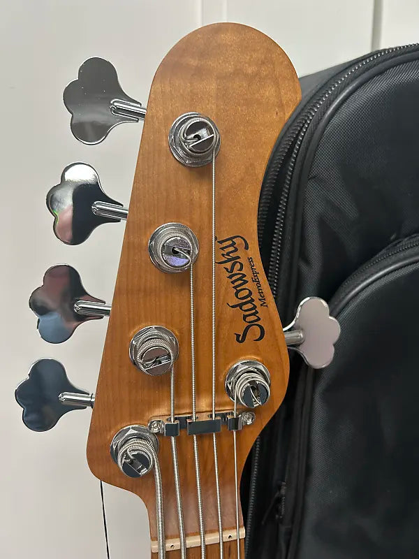 Sadowsky MetroExpress Vintage J/J 5 String Bass w/Maple Fingerboard - Silver Metallic