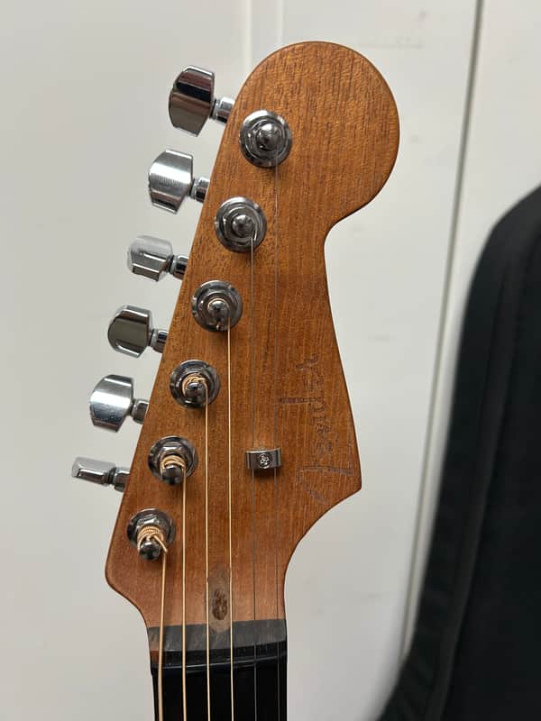 Fender American Acoustasonic Stratocaster Acoustic Electric Guitar - Dakota Red