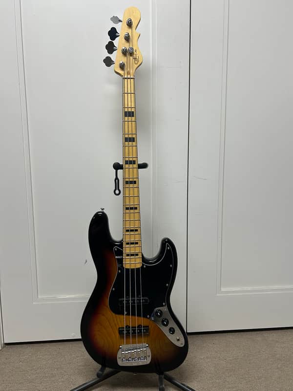 G&L Tribute Series JB Electric Bass Guitar - 3-Tone Sunburst