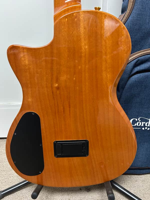 Cordoba Stage Thin Body Nylon String Classical Acoustic Guitar w/Electronics - Edge Burst