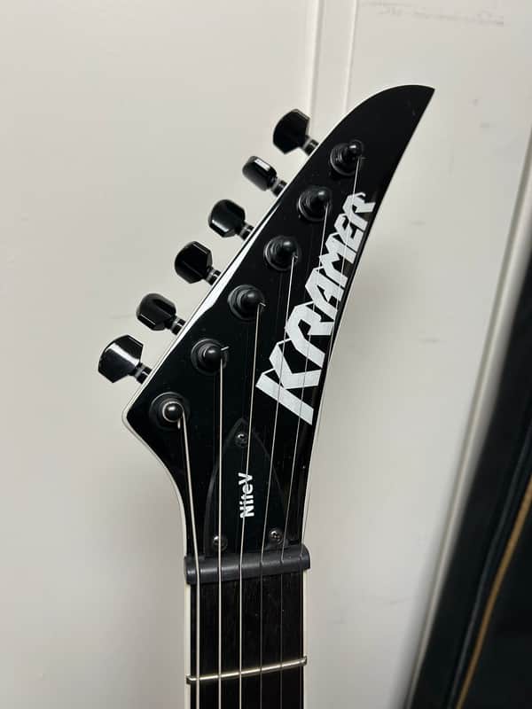 Kramer Nite-V Electric Guitar - Jet Black Metallic