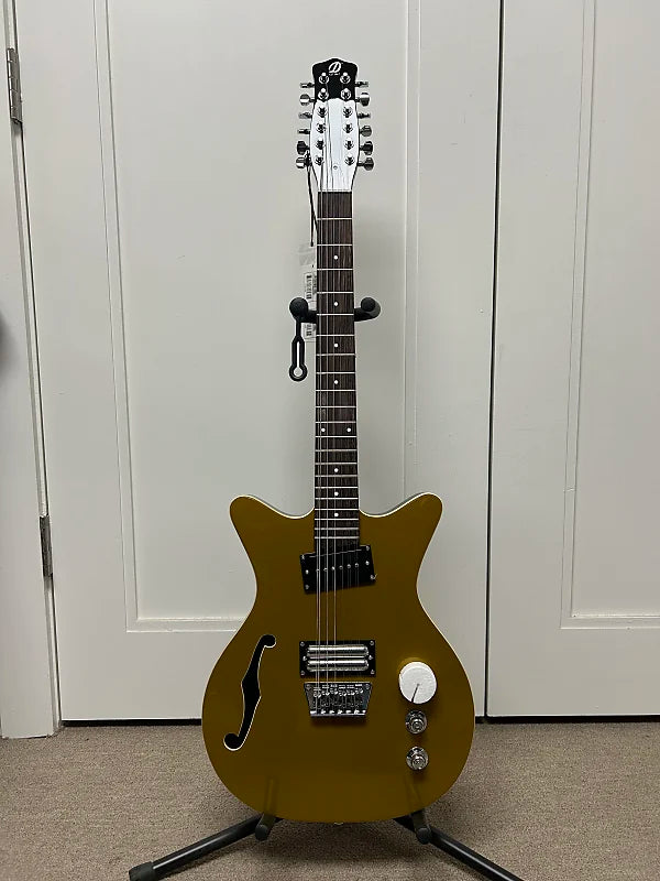 Danelectro Fifty Niner 12 String Semi Hollow Body Electric Guitar - Gold