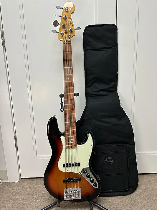 Fender Player Plus Active Jazz Bass V 5 String Bass - Sunburst