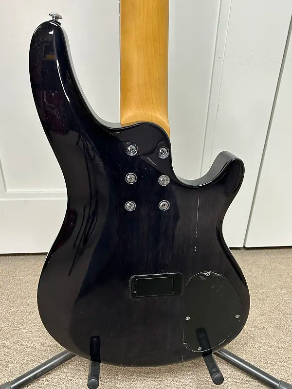 Schecter C-5 Plus Five String Bass Guitar Left Handed - Charcoal Burst