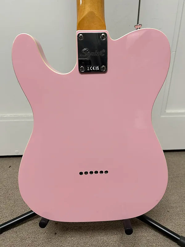 Fender Squier Limited Edition Classic Vibe 60's Custom Esquire Electric Guitar Shell Pink