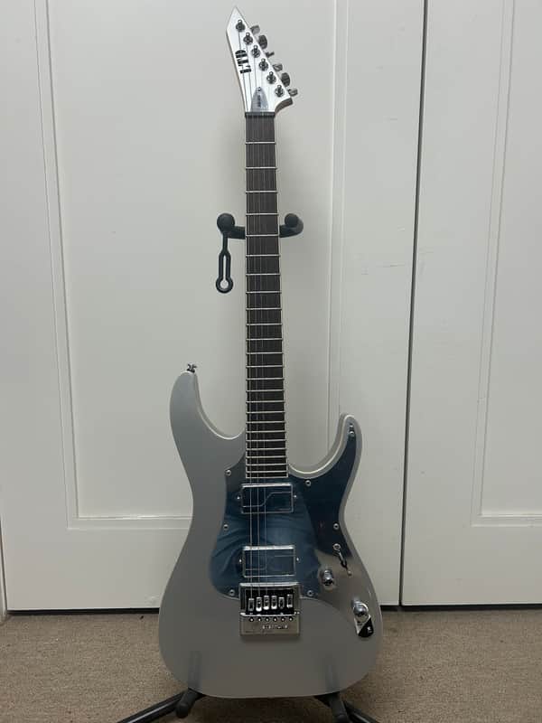 ESP LTD KS M-6 Evertune Ken Susi Signature Electric Guitar - Metallic Silver