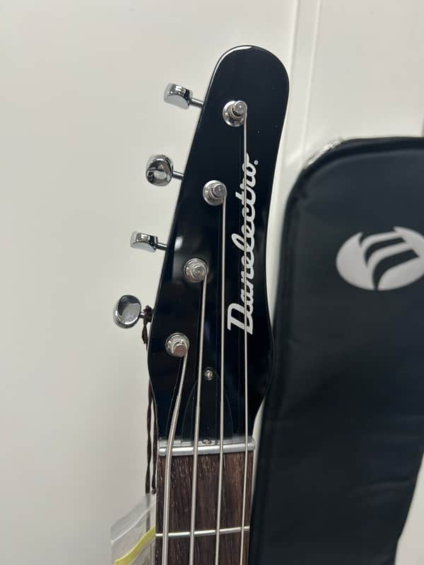 Danelectro '56 Single Cut Bass Guitar - Black - Brand New w/Free Gigbag