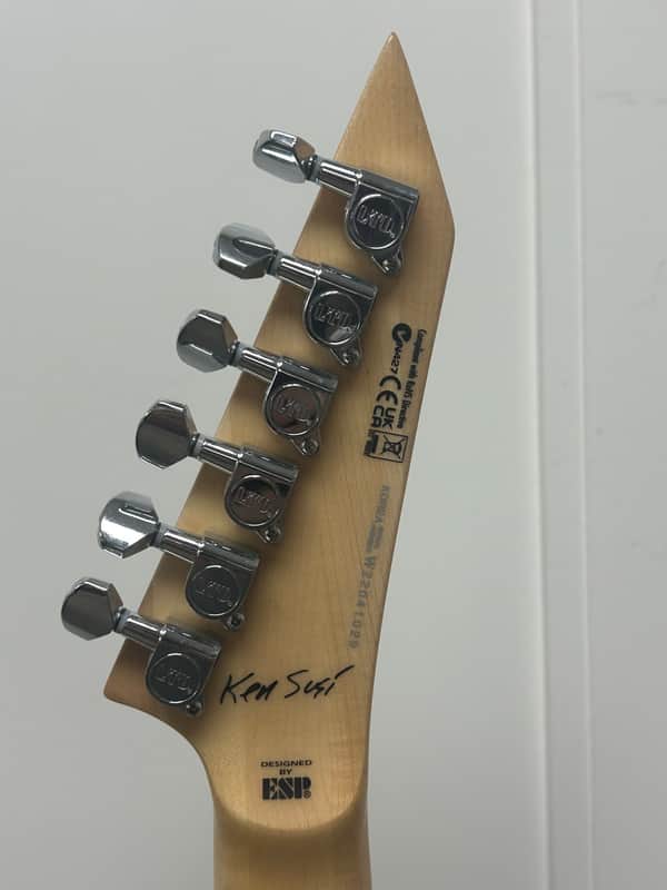ESP LTD KS M-6 Evertune Ken Susi Signature Electric Guitar - Metallic Silver