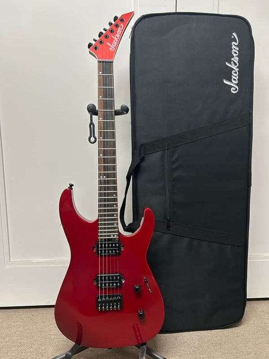 Jackson American Series Virtuoso HT with Streaked Ebony Fretboard - Red Crystal