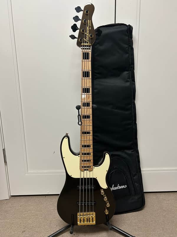 Jackson Pro Series Adam Blackstone Signature "Gladys" 5 String Concert Bass - Black Stone