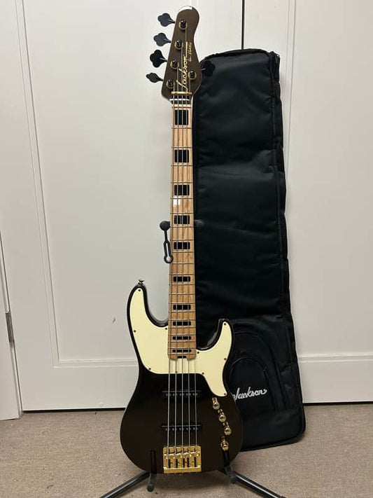 Jackson Pro Series Adam Blackstone Signature "Gladys" 5 String Concert Bass - Black Stone