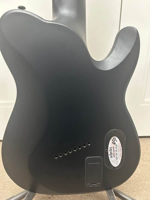 Schecter PT-8 MS Black Ops Left-Handed 8 String Multiscale Electric Guitar - Satin Black Open Pore