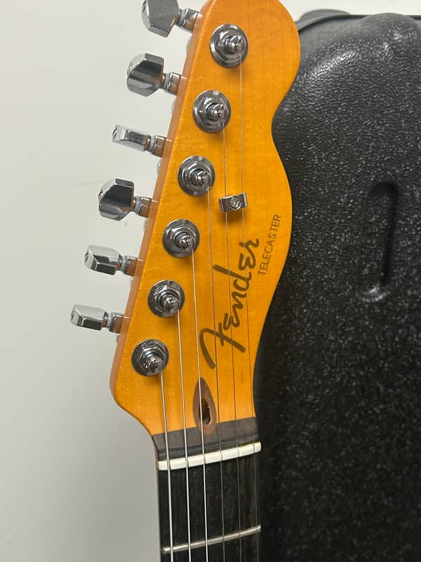 Fender American Ultra II Telecaster with Ebony Fretboard - Texas Tea