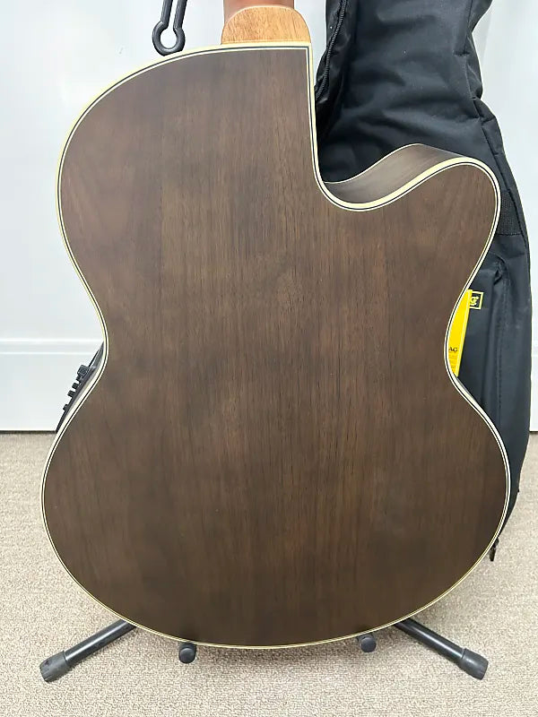 Warwick Alien Rockbass Deluxe 4 String Left Hand Fretless Acoustic Electric Bass - Natural