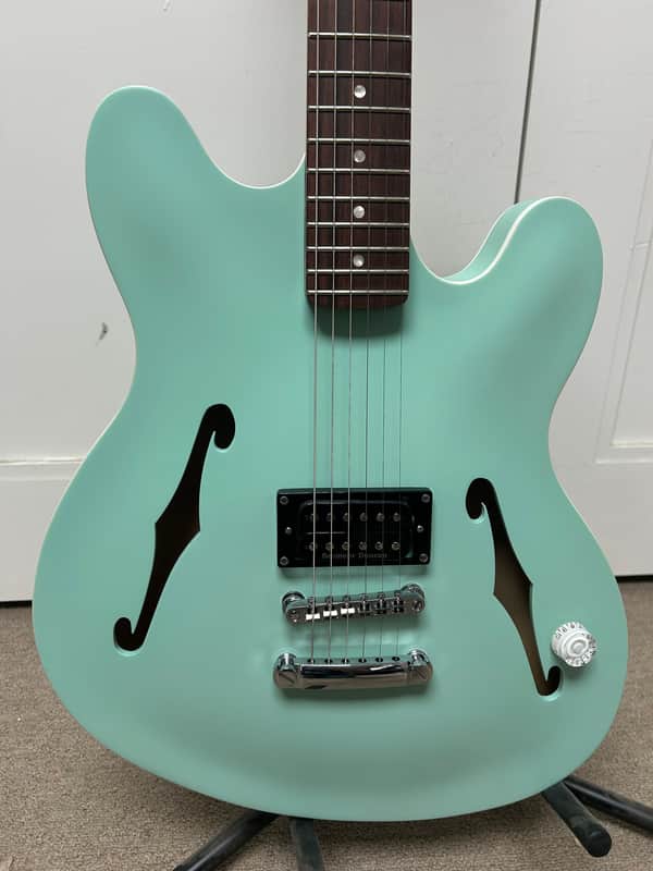 Fender Tom DeLonge Starcaster Semi Hollow Body Electric Guitar - Surf Green