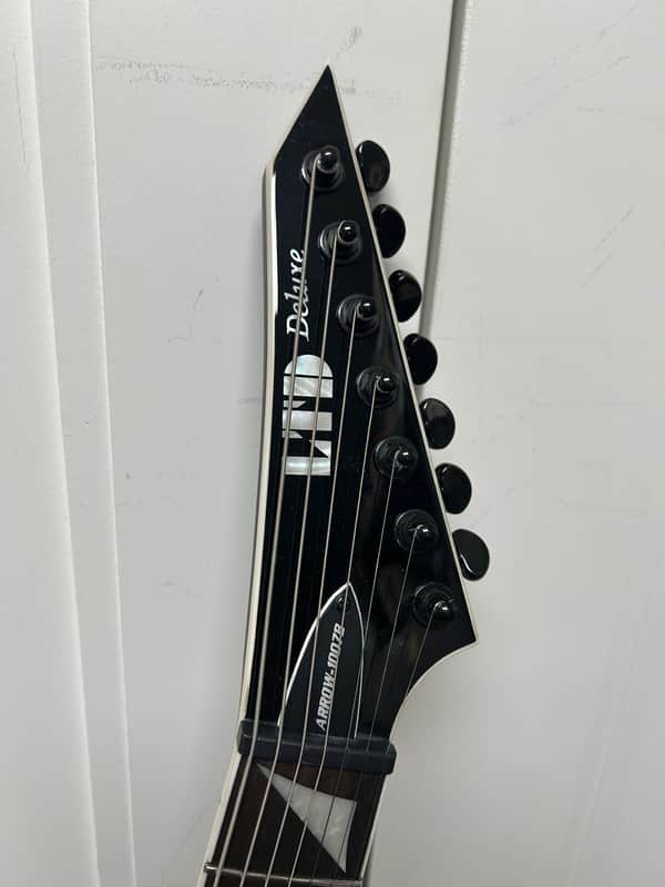 ESP LTD Arrow-1007 Baritone Evertune 7 String Electric Guitar - Black