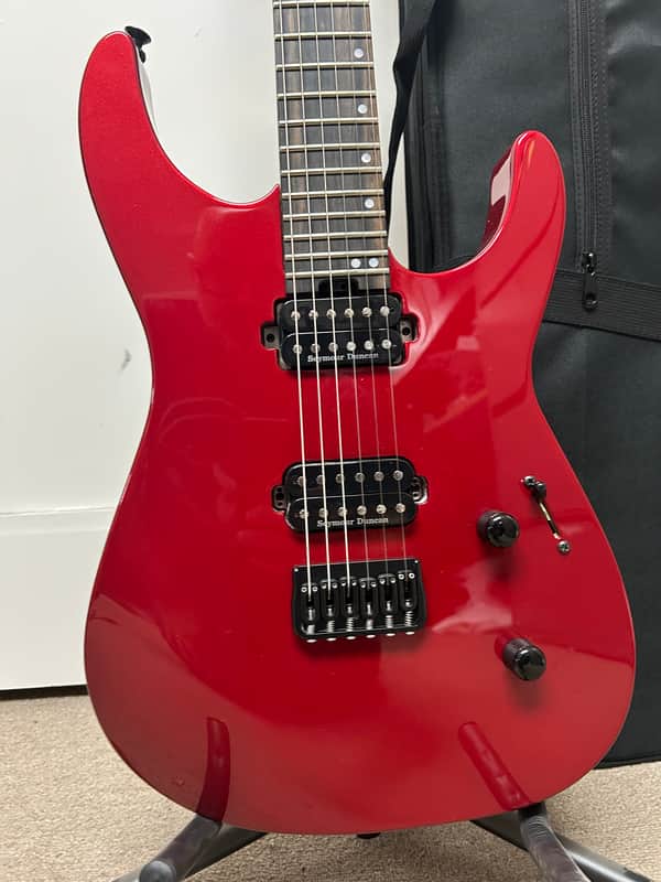 Jackson American Series Virtuoso HT with Streaked Ebony Fretboard - Red Crystal
