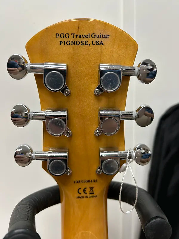 Pignose PGG-200 Mini Electric Travel Guitar - Blue Paisley w/Gig Bag