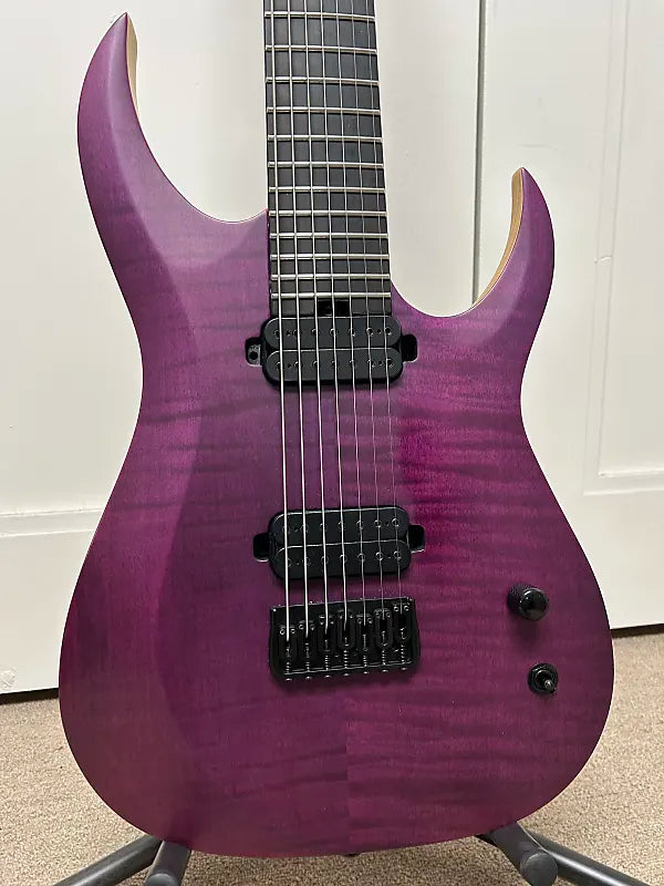 Schecter John Browne Signature Tao-7 Seven String Electric Guitar- Satin Trans Purple