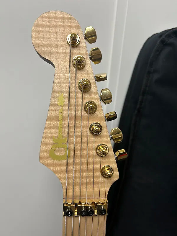 Charvel Angel Vivaldi Signature Pro-Mod DK24-7 Dinky 7 Seven String Electric Guitar - Betty Natural