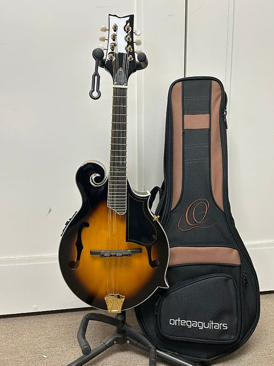 Ortega RMFE90TS F-Style Mandolin with Electronics - Tobacco Sunburst