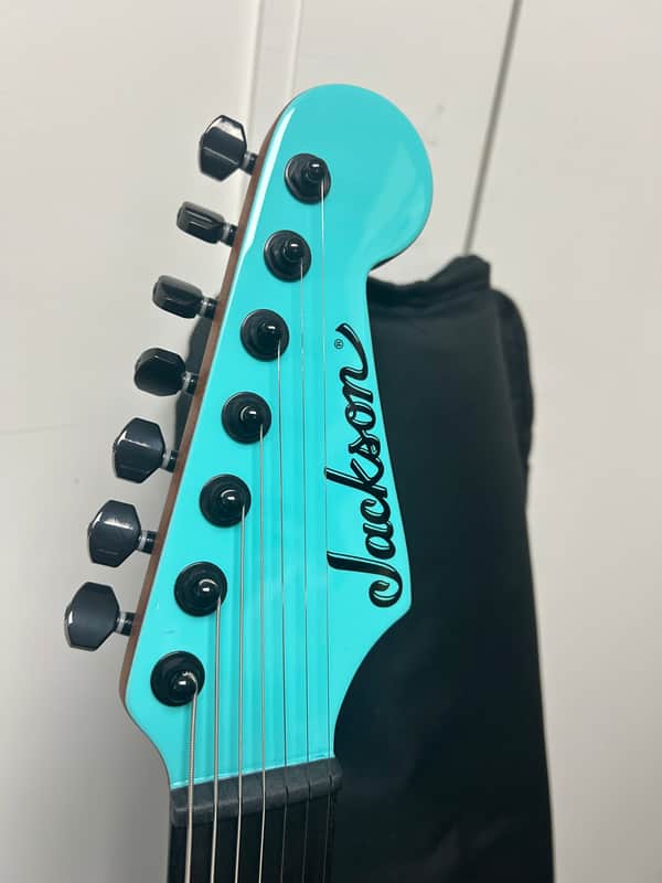 Jackson Pro Series Josh Smith Signature Soloist SL7 ET Evertune Electric Guitar - Dark Surf Green