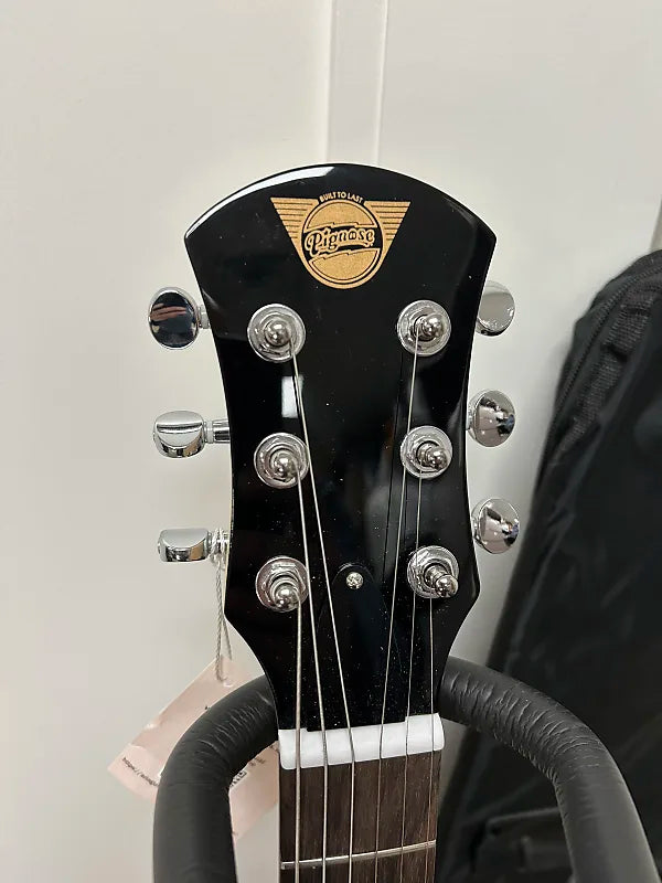 Pignose PGG-200 Mini Electric Travel Guitar - Black w/Gig Bag
