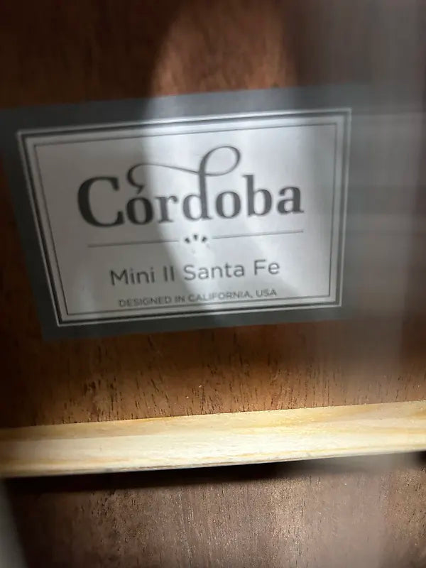 Cordoba Mini II Santa Fe Acoustic Classical Guitar - Natural