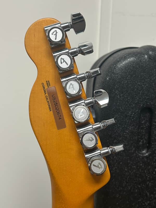 Fender American Ultra II Telecaster with Ebony Fretboard - Texas Tea