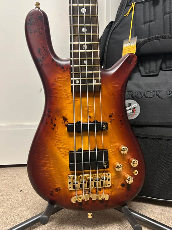 Warwick Teambuilt Streamer LX Limited Edition 2025 5-string Bass Guitar - Honey Sunset Burst