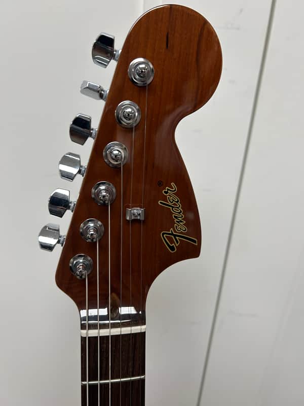 Fender Tom DeLonge Starcaster Semi Hollow Body Electric Guitar- Shoreline Gold
