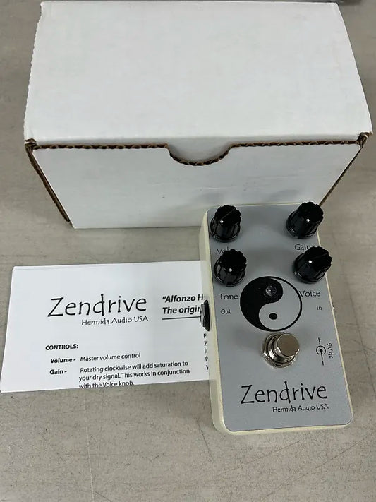 Lovepedal Hermida Zendrive White Overdrive Pedal