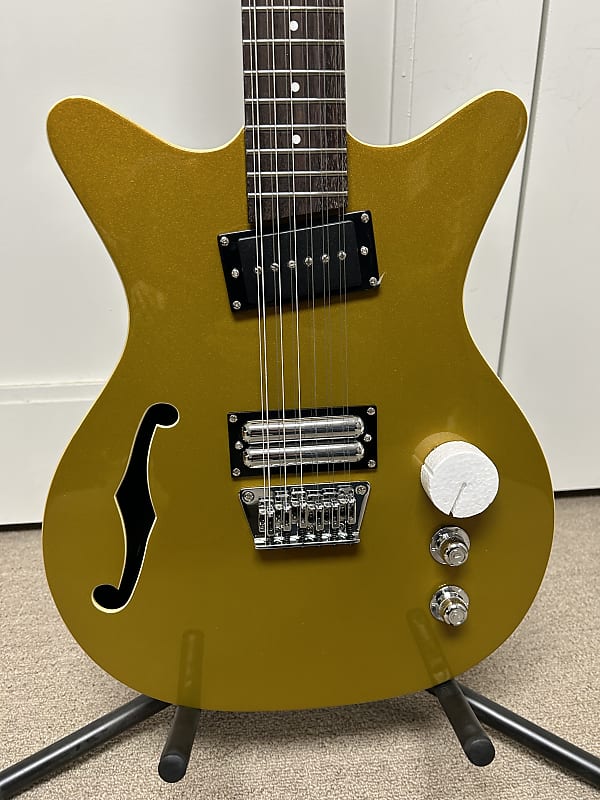 Danelectro Fifty Niner 12 String Semi Hollow Body Electric Guitar - Gold