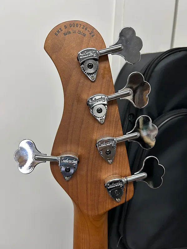Sadowsky Metroexpress Vintage J/J 5 String Bass Fretless w/Lines - Olympic White