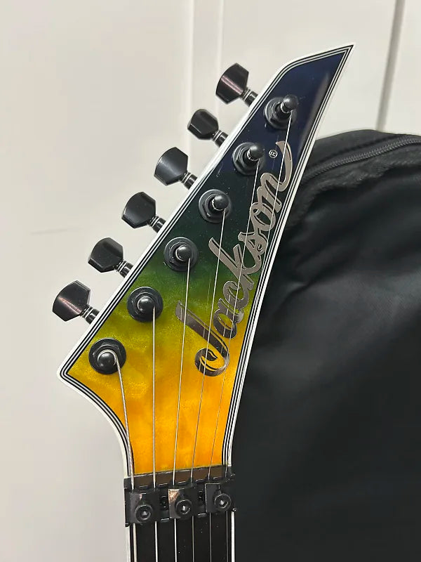 Jackson Pro Plus Series Soloist SLA3Q Electric Guitar - Amber Blue Burst